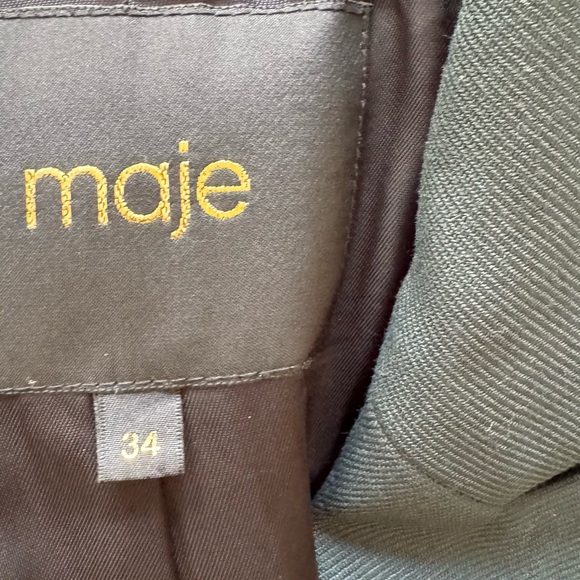 Maje women blazer size 34 size xs size 0 - Picture 9 of 10